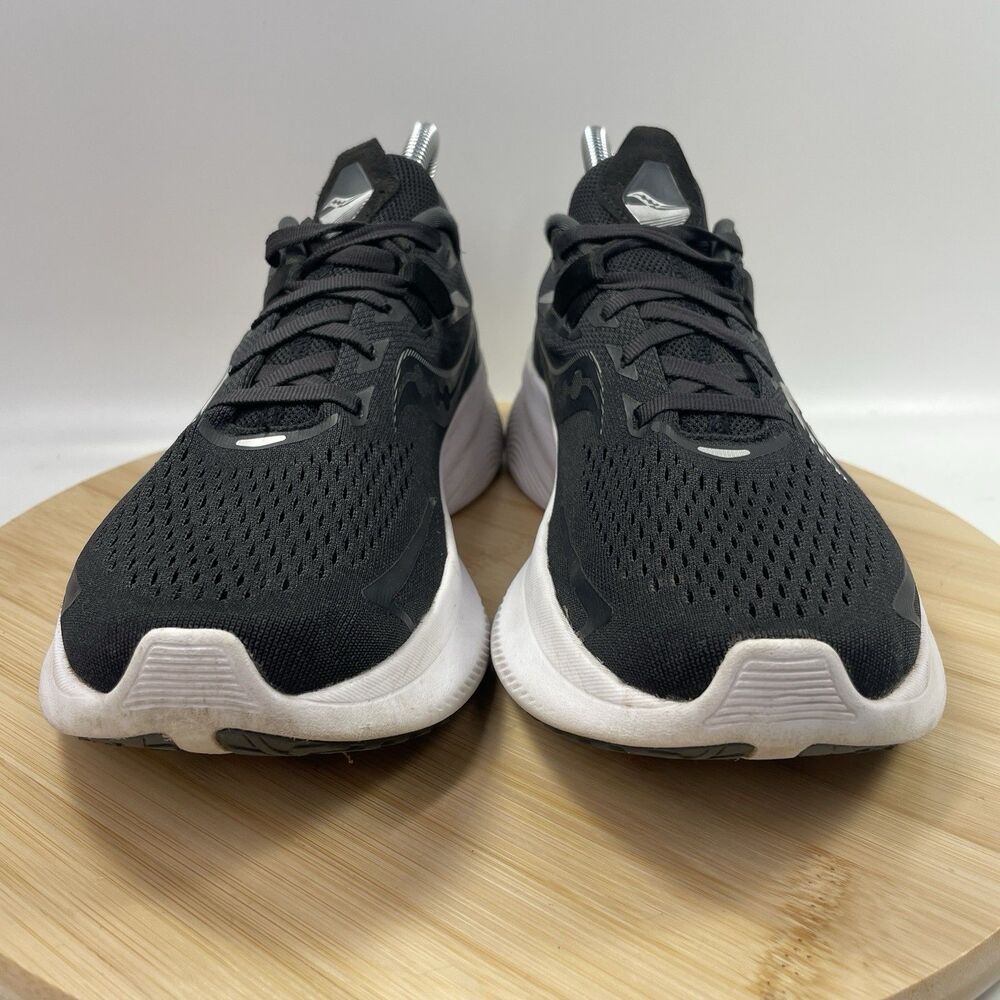 Saucony Ride 15 Women's Size 8.5 Running Shoes Comfort Black White S10729-05 - Picture 4 of 16